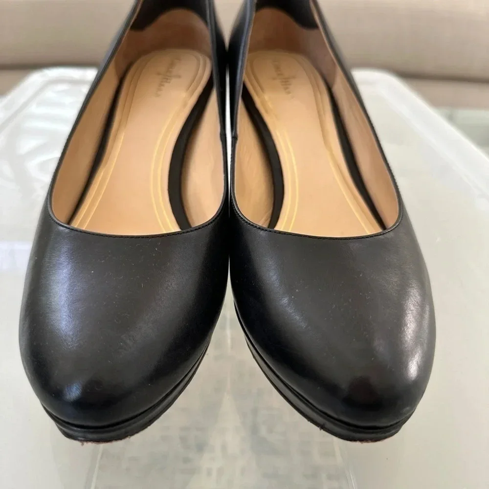Cole Haan Leather Pumps in Black - Size 10.5